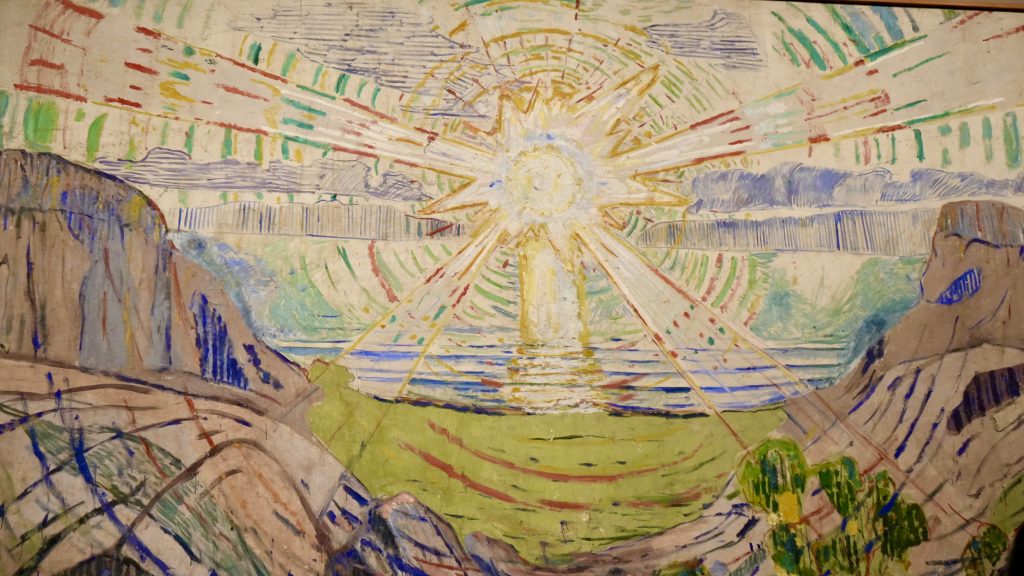 The Sun–regarded my many art historians as Munch’s most revolutionary painting